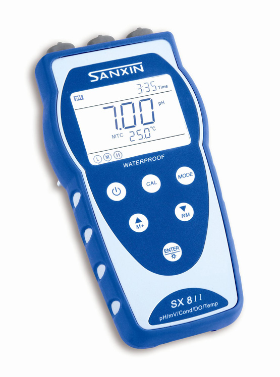 SX823便攜式pH/電導率儀